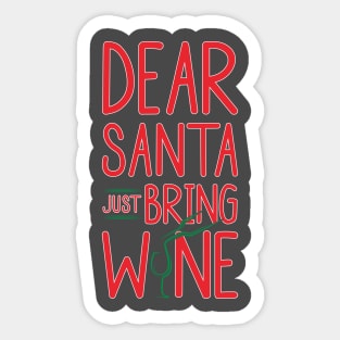 Dear Santa Sticker